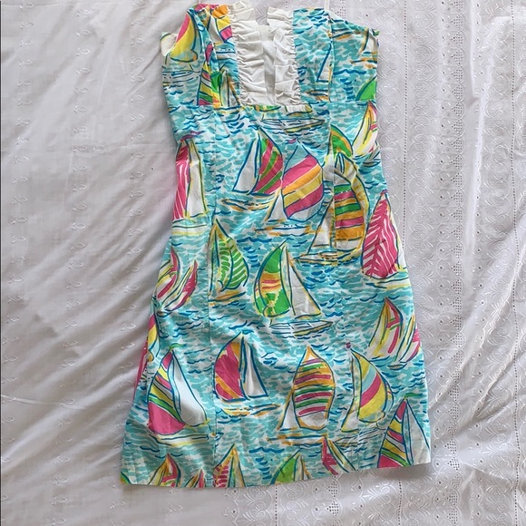 Lillie Pulitzer Franco Dress- You Gotta Regatta - Picture 2 of 6